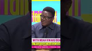 Time with Noah kwaku Boakye Yiadom at Metro Tv Ghana 🇬🇭 [upl. by Micro]