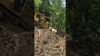 Obstacles Often Faced by the D6R XL Bulldozer When Clearing Hilly Land [upl. by Asselem]