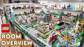 FULL LEGO ROOM OVERVIEW 2023 Year End [upl. by Symer]