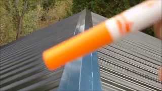 DIY Metal Roofing Installation Basic HowTo Video [upl. by Gish95]