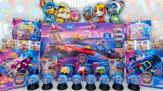 Paw Patrol Toy Collection and Aircraft Carrier HQ Headquarter Unboxing and Review no talking ASMR [upl. by Brighton639]