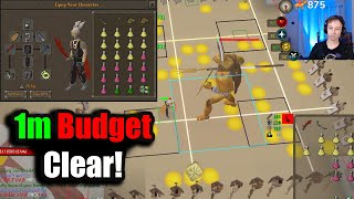 Colosseum 1m Budget Clear  OSRS [upl. by Lillywhite]