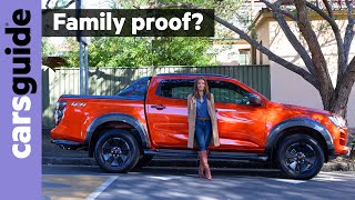 Isuzu DMax XTerrain 2022 review How does the top dual cab 4x4 ute cope with family life [upl. by Eillib]