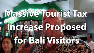 Get Ready To Pay More Bali Tourist Tax Could Soon Rise [upl. by Marcile]