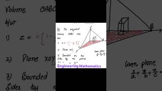 Volume of Tetrahedron higherengineeringmathematics viralmaths mathematics shorts [upl. by Landan]