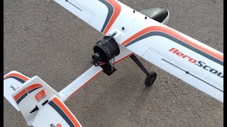 Aeroscout hot rodded to 80mm Ducted Fan Jet [upl. by Anelliw]