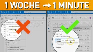 🔥 Outlook Ordnerstruktur Extreme Zeitersparnis dank Automatisierung [upl. by Kwok]