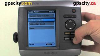 Garmin GPSMap 421s Video Manual  Communication Configuration [upl. by Yrok]