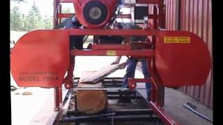 Linn Lumber 2012 Sawmill Demo Video [upl. by Nihsfa]