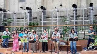 UKULELE CRULLERS フラリエ クリスタルガーデン 2024105 1500の演奏 Ukulele Club NAGOYA JAPAN ウクレレクルーラーズ [upl. by Abeh313]