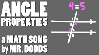 Colin Dodds  Angle Properties Math Song [upl. by Oakman]