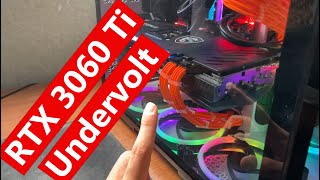 Undervolt your RTX 3060 Ti for more FPS  Tutorial [upl. by Farland]