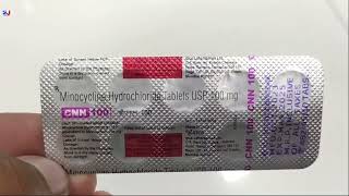 CNN 100 Tablet  CNN Tablets  Minocycline Hydrochloride Tablets  CNN 100mg Tablet Uses Side effect [upl. by Georgiana]