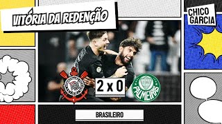 CORINTHIANS 2 X 0 PALMEIRAS TIMÃO VENCE O DERBY COM GOLS DE GARRO E YURI RAMÓN HOJE ACERTOU MUITO [upl. by Tootsie]