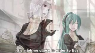 【Yowane Haku】 Daughter of White English Subbed 【Vocaloid PV】 [upl. by Eirahcaz896]