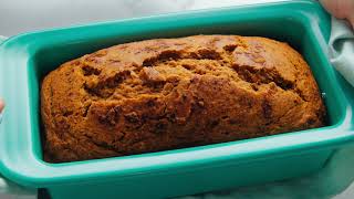 Healthy Pumpkin Bread [upl. by Arinaid523]