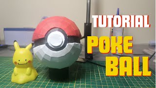 ¡Atrapa la Diversión  Tutorial de Papercraft  Construyendo tu Propia Pokébola [upl. by Duwalt878]