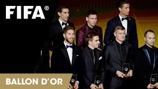 FIFAFIFProTV World XI  2014 Team of the Year [upl. by Aciemaj112]