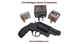 410 Handgun Ammo Comparison SampW Governor Taurus Judge [upl. by Demetris269]