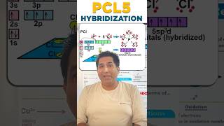 PCL5 hybridization Class 11  CKSir chemistry shorts cbse onlinetutor [upl. by Ramgad961]