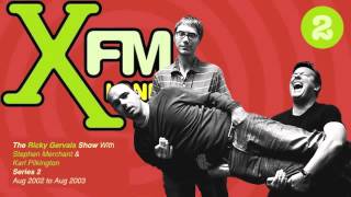 XFM The Ricky Gervais Show Series 2 Episode 14  You cant hold your breath to death [upl. by Sekofski865]