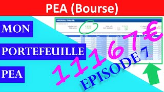 ✔️ MON PORTEFEUILLE PEA BOURSE  EPISODE 7 2020 [upl. by Yerggoeg]