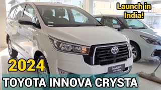 Toyota Innova Crysta GX Variant Launched 2024  Price New Look New Design  Innova Crysta 2024 [upl. by Caterina]