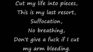 Papa Roach  Last Resort Uncensored and Lyrics [upl. by Sitnik]