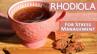 Rhodiola Rosea Tonic Stress Buster for Modern Times [upl. by Arratoon]