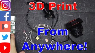 Setting up OctoPrint For My Ender 3v2 amp Cura Fixing Back Powering [upl. by Kameko157]