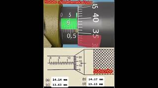 what is reading How to check micro meter micrometer Mechanical industry industrial [upl. by Lindley]