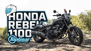 2024 Honda Rebel 1100 review Honda’s P650000 liter bike tested  Top Gear Philippines [upl. by Nhguavoj]