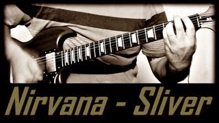 Nirvana  Sliver Guitar Cover [upl. by Nirrep]