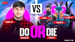 DO or DIE GUILD TEST ❗ FOR NG PC PLAYERS 💀🔥 FT SMOOTH TUFAN RONE nonstopgaming free fire live [upl. by Amiarom]