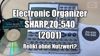 Sharp ZQ540 electronic organizer [upl. by Trebliw999]