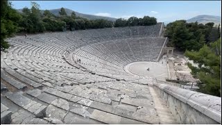 Epidaurus or Ἐπίδαυρος AMAZING THEATER MUST SEE UNESCO  Greece  ECTV [upl. by Averat]