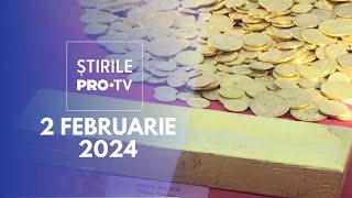 Știrile PRO TV  2 Februarie 2024 [upl. by Nuy]