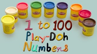 Numbers Song  Learn Numbers 1 to 100  Play Doh Numbers [upl. by Deeanne]