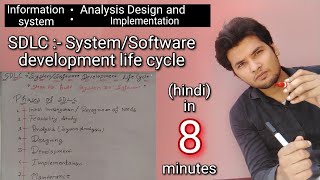 Systemsoftware development life cycleSDLC in hindi  SDLC system analysis and design Akant 360 [upl. by Yffub186]