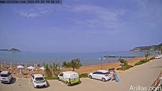 20240520 Arillas Corfu Live Webcam [upl. by Yrogerg]