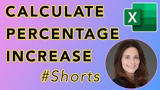 How To Calculate Percentage Increase In Excel  XLS Formula  Shorts [upl. by Yna526]