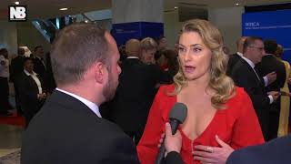 Madchen Amick Interview at WHCD 2018 [upl. by Addis508]