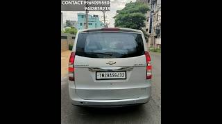 LOW BUDGET 7 SEATER CAR CHEVROLET ENJOY LT 1ST OWNER AC POWER STEERING POWER WINDOW INSURANCE LIVE [upl. by Groark]