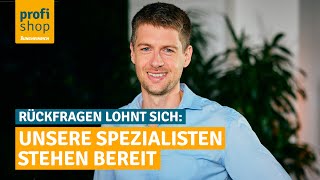 Fachberatung beim Jungheinrich PROFISHOP  Teamleiter Christof Winter im Interview [upl. by Eniale]