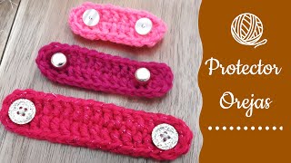 Como hacer Salva orejas a Crochet Tutorial paso a paso [upl. by Allimac977]