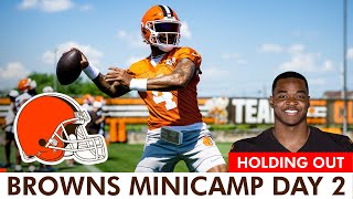 Browns News From Minicamp Day 2 On Amari Cooper Deshaun Watson Jerry Jeudy amp Myles Garrett [upl. by Marieann]