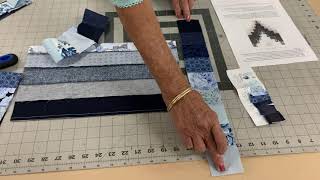 Bargello table runner tutorial [upl. by Horn]