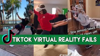 Oculus Virtual Reality Fails on TikTok Compilation [upl. by Akoyn12]