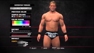 WWE 13 Superstar Threads Chris Jericho Elimination Chamber 2012 Attire [upl. by Grissel]