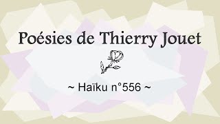 Haïku n°556 Je signe d’un geste [upl. by Yalahs]